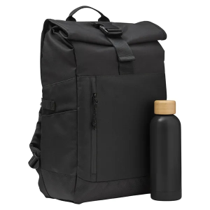 econscious Grove Rolltop Travel Laptop Backpack