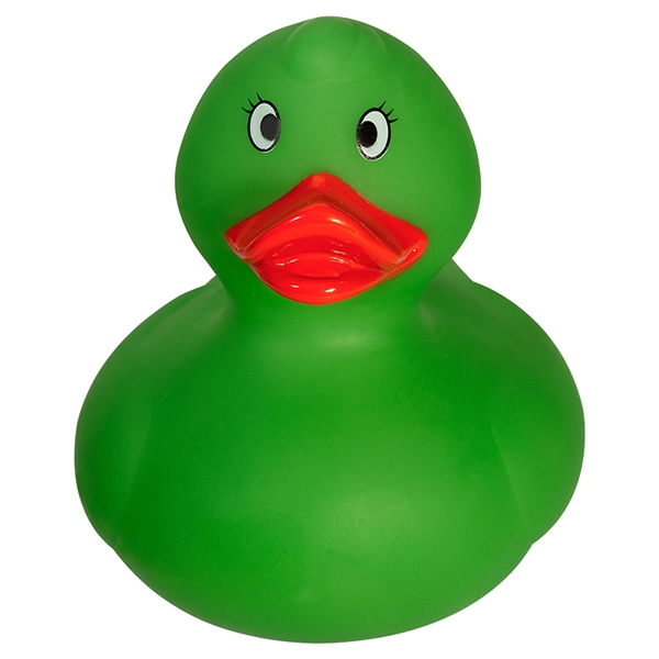 green rubber ducky